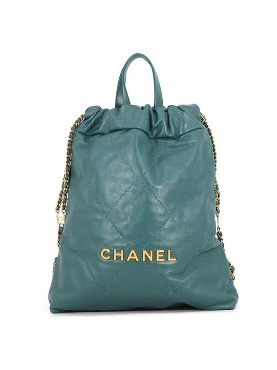 Chanel Backpack 22 Small Shiny Calfskin main image 9